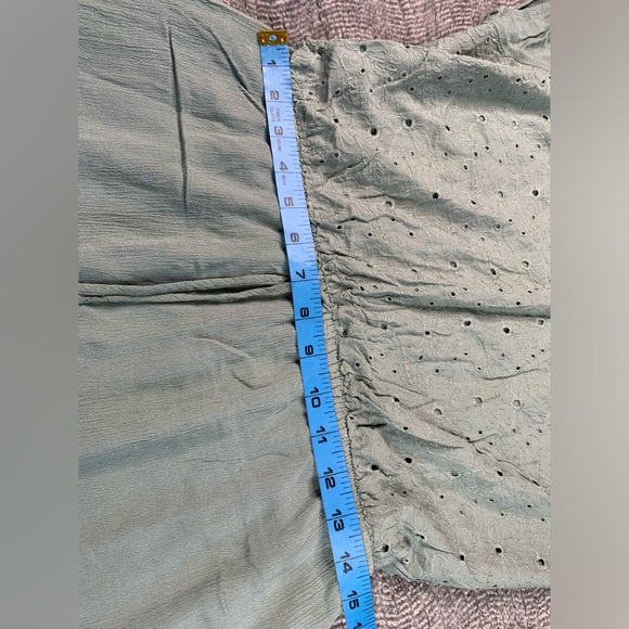 Sonoma Women’s Gauze Eyelet Tiered Maxi Dress size medium - Picture 13 of 14